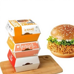 White Burger Box