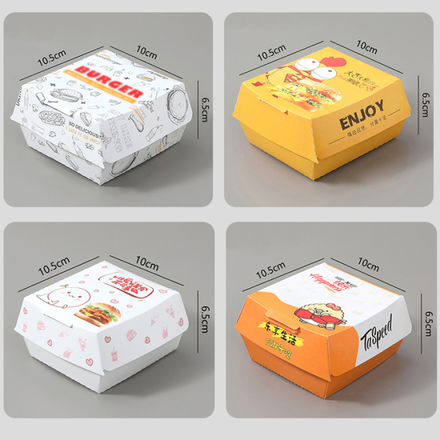 White Burger Box