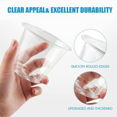Transparent Disposable Plastic PET Cups
