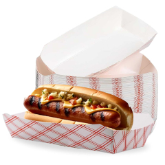 Disposable Paper Boats Hot Dog Trays