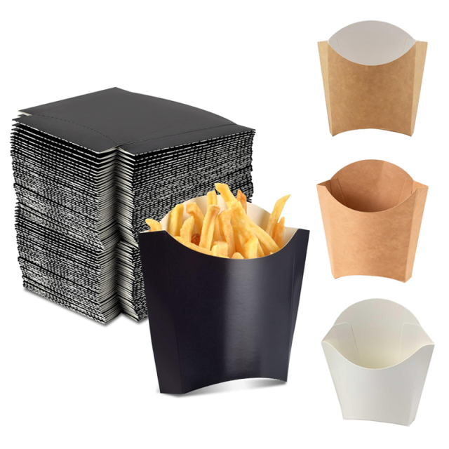 Custom Disposable Paper French Fry Box