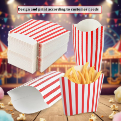 Custom Disposable Paper French Fry Box