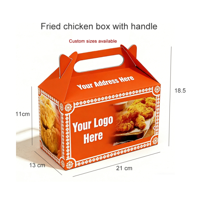 Takeaway Fast Food French Fries Paper Packaging Boxes