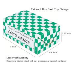 Takeaway Fast Food French Fries Paper Packaging Boxes