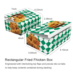 Takeaway Fast Food French Fries Paper Packaging Boxes