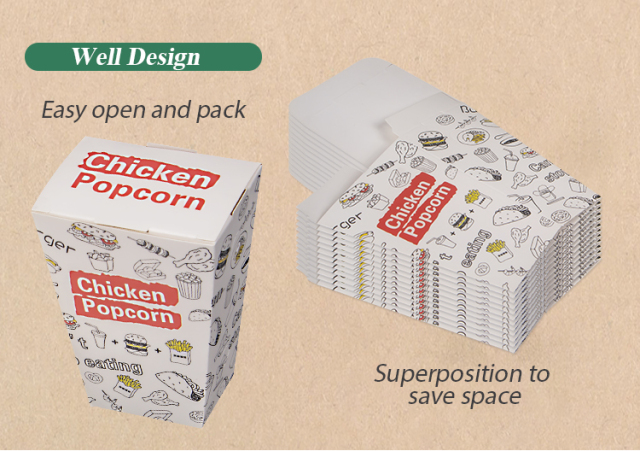 Custom Logo Fried Chicken Boxes