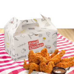 Custom Logo Fried Chicken Boxes