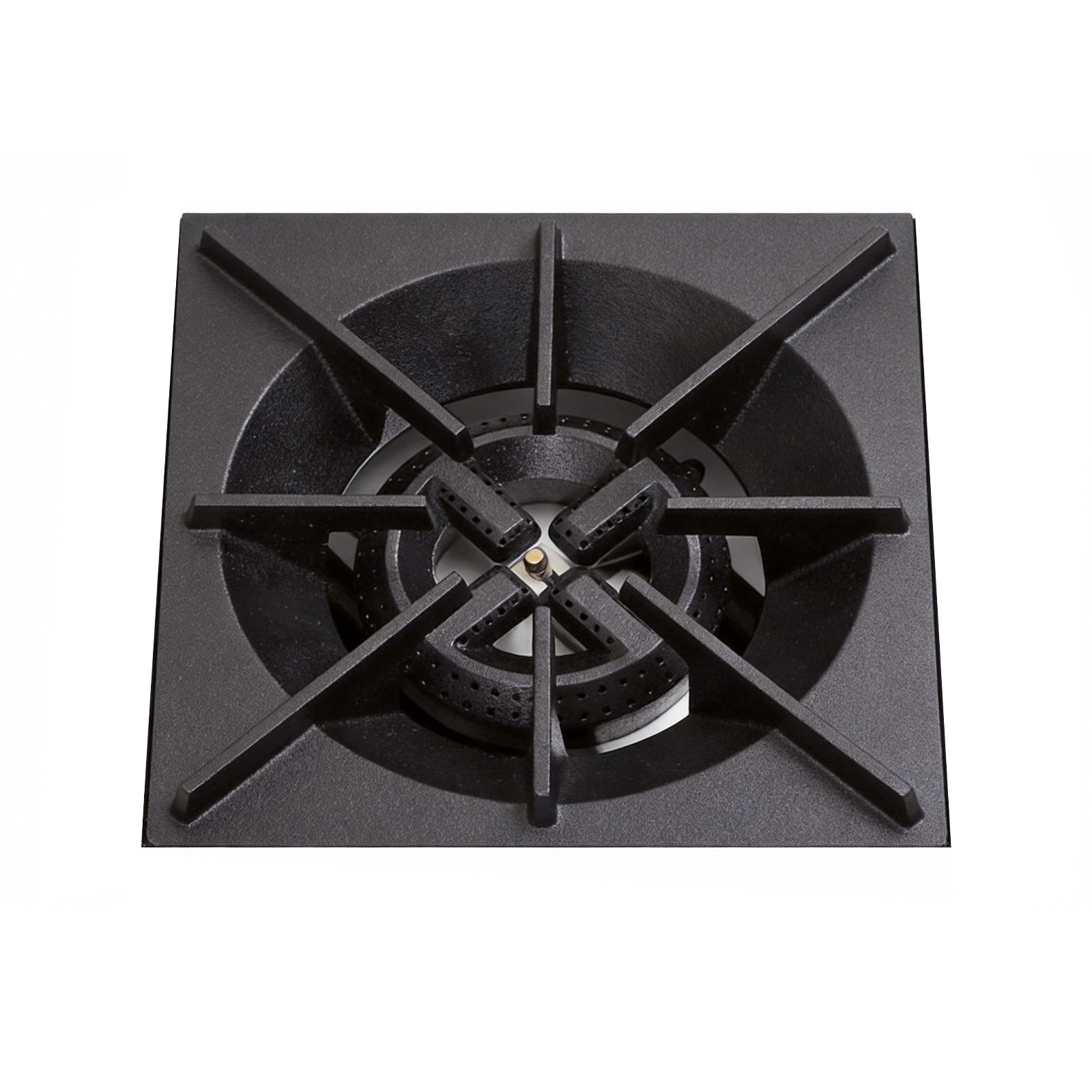Commercial 4-Burner Gas Range 4×25,000 BTU, Removable Grates & Legs, NG/LPG Convertible, CSA/ETL Certified