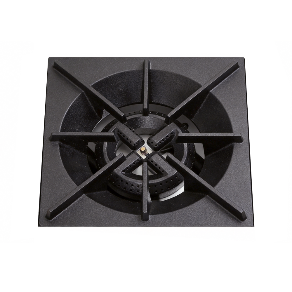 Commercial 4-Burner Gas Range 4×25,000 BTU, Removable Grates & Legs, NG/LPG Convertible, CSA/ETL Certified