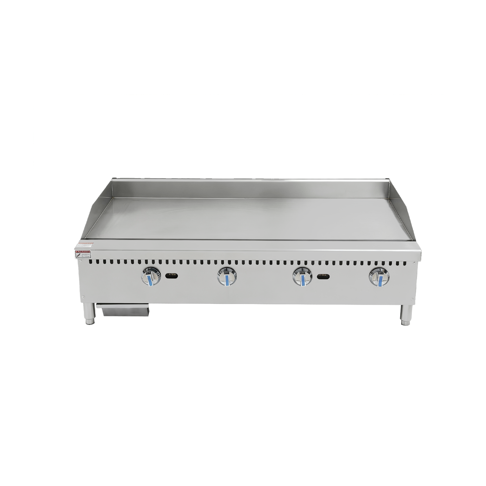 Commercial Countertop Gas Griddle 3/4" Steel Plate, U-Shaped Burner, NG/LPG Convertible, CSA Certified