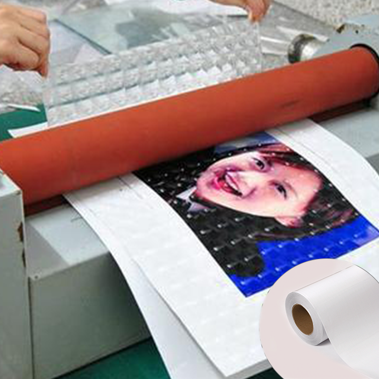 Transparent Covering Protecting Inkjet Media Glossy PVC Holographic Soft Cold Lamination Film