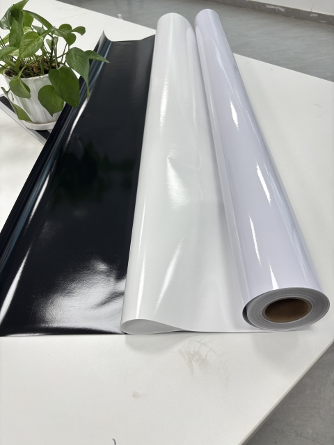 Cheap black vinyl indoor self-adhesive stickers for PVC indoor posters and advertising stickers materials