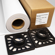 Water-Based GlossyGrey glue vinyl indoor self-adhesive stickers for PVC indoor posters and advertising stickers materials
