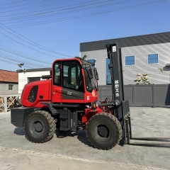 4WD Rough Terrain Forklift 4 Ton All Terrain Off Road Forklift