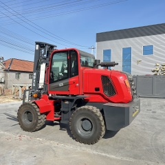 4WD Rough Terrain Forklift 4 Ton All Terrain Off Road Forklift