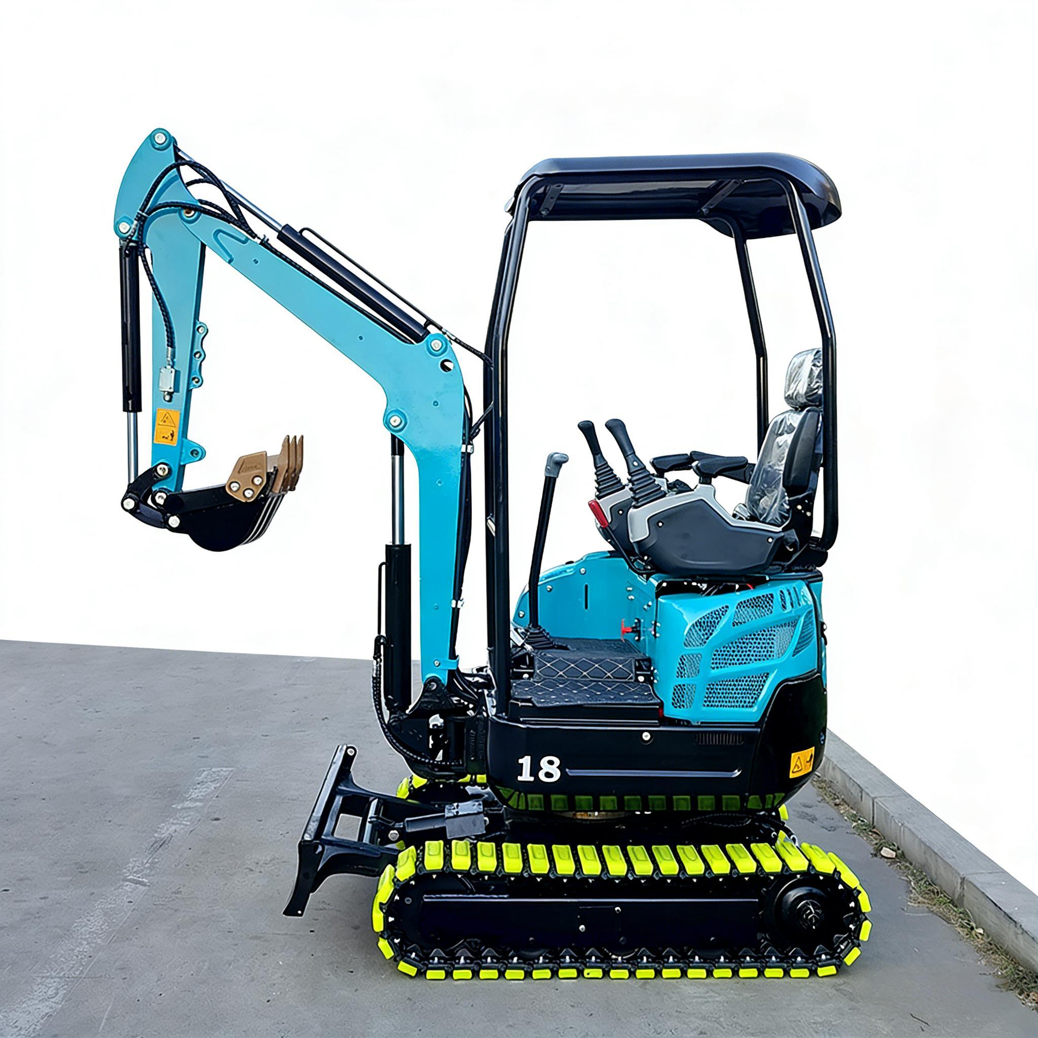 mini excavator - compact site access