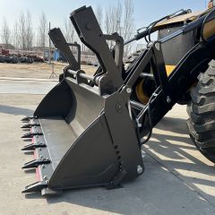 backhoe loader machine - 4x4 construction use