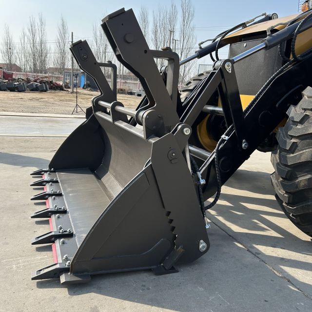 backhoe loader machine - 4x4 construction use