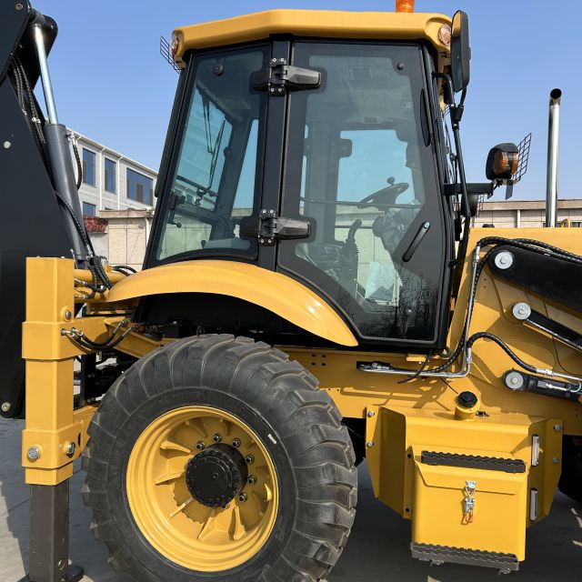 backhoe loader machine - 4x4 construction use