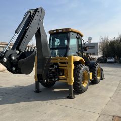backhoe loader machine - 4x4 construction use