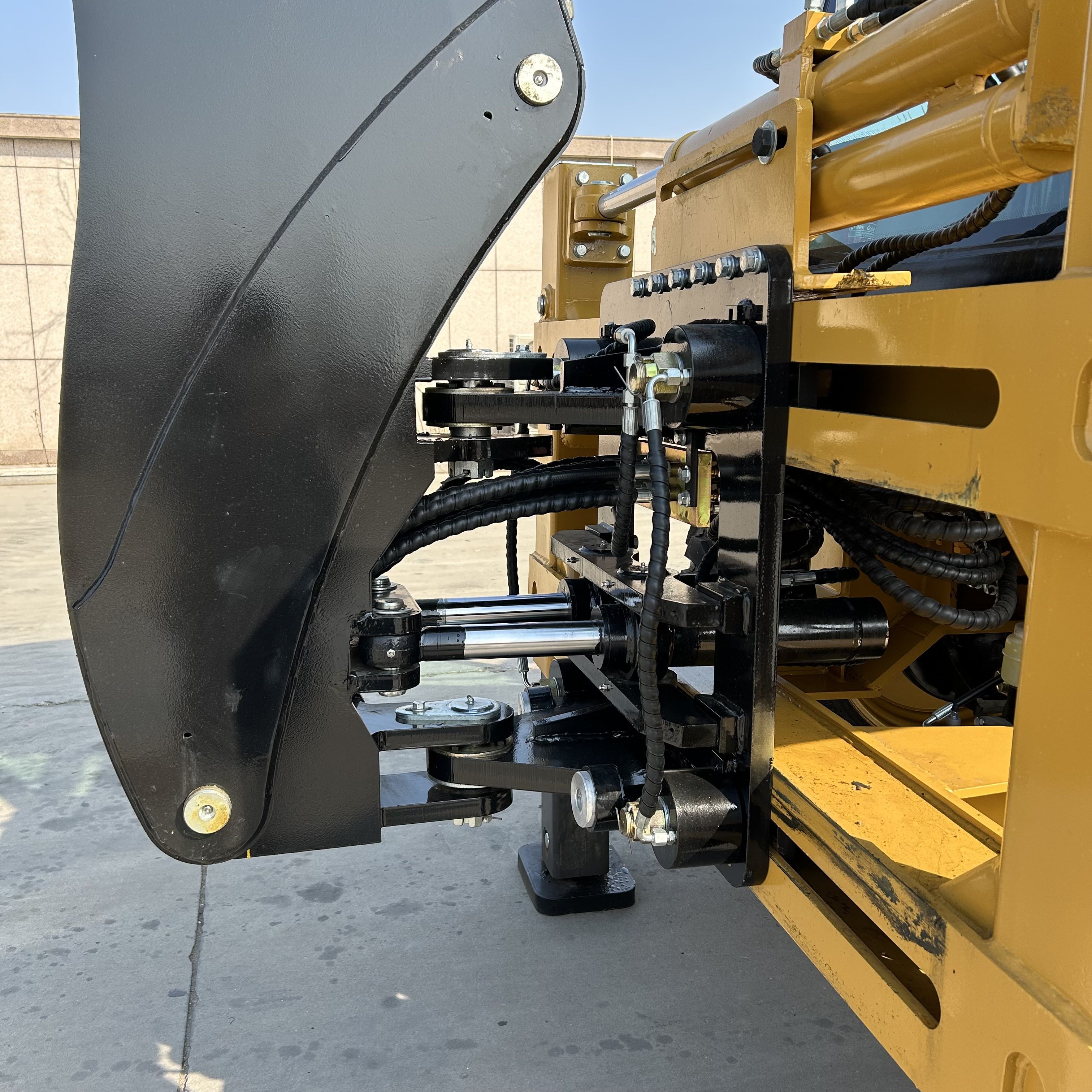 backhoe loader machine - 4x4 construction use
