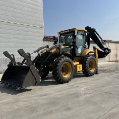 Backhoe loader machine - Compact site versatility
