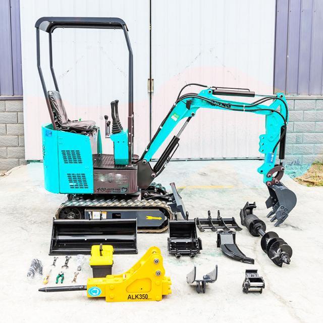 mini excavator - compact site access