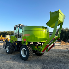 3.5m³ Self Loading Flat Mouth Concrete Mixer Truck |  Mobile Concrete Mixer Machine for Construction