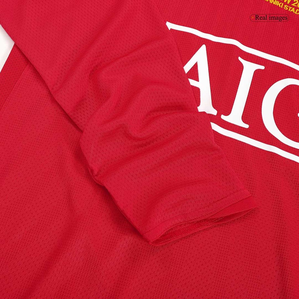 Retro 2007/08 Manchester United Home Soccer Jersey