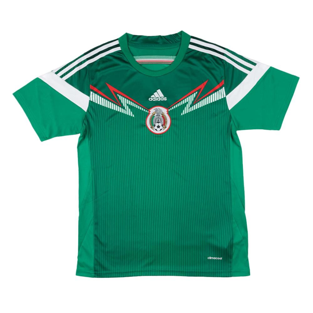 Retro 2014 Mexico Home Soccer Jersey