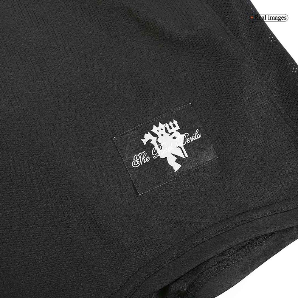 Retro 2007/08 Manchester United Away Long Sleeve Soccer Jersey