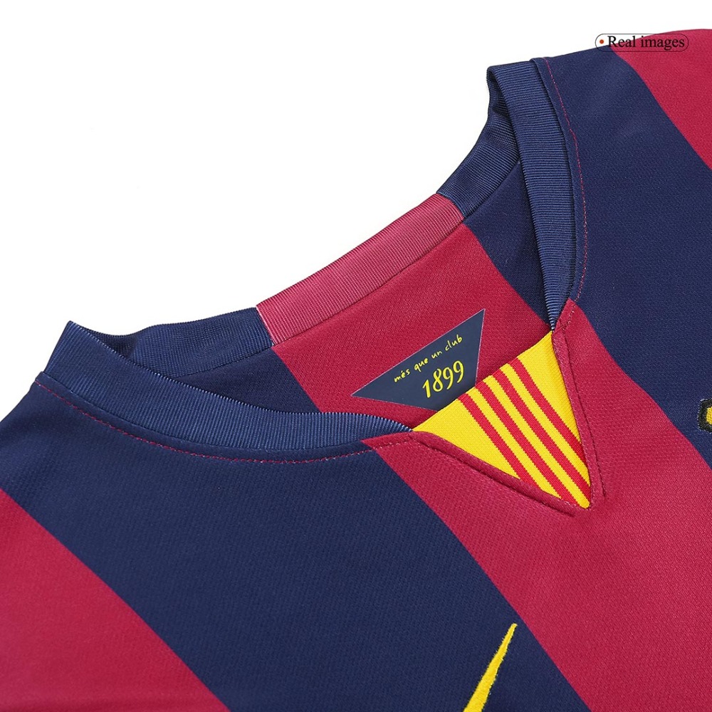 Retro 2014/15 Barcelona Home Soccer Jersey