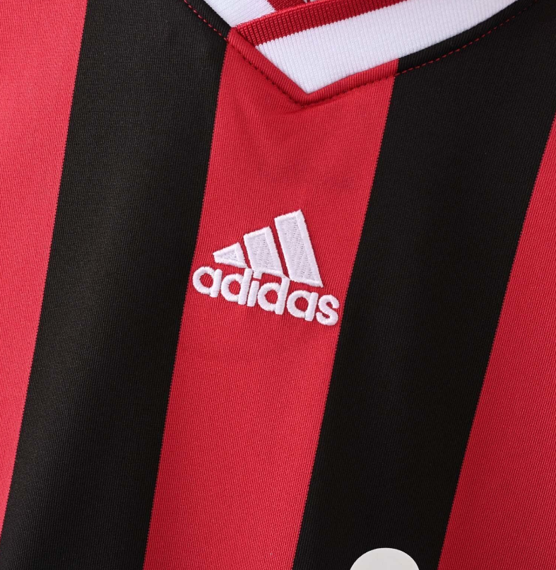09/10 AC Milan Home Long Sleeve Retro Soccer Jersey