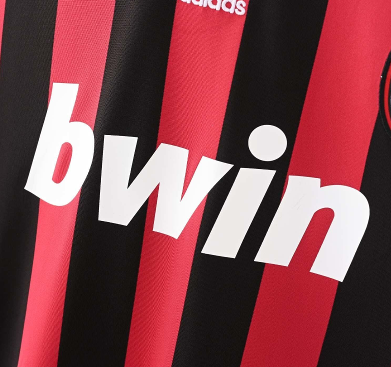 09/10 AC Milan Home Long Sleeve Retro Soccer Jersey