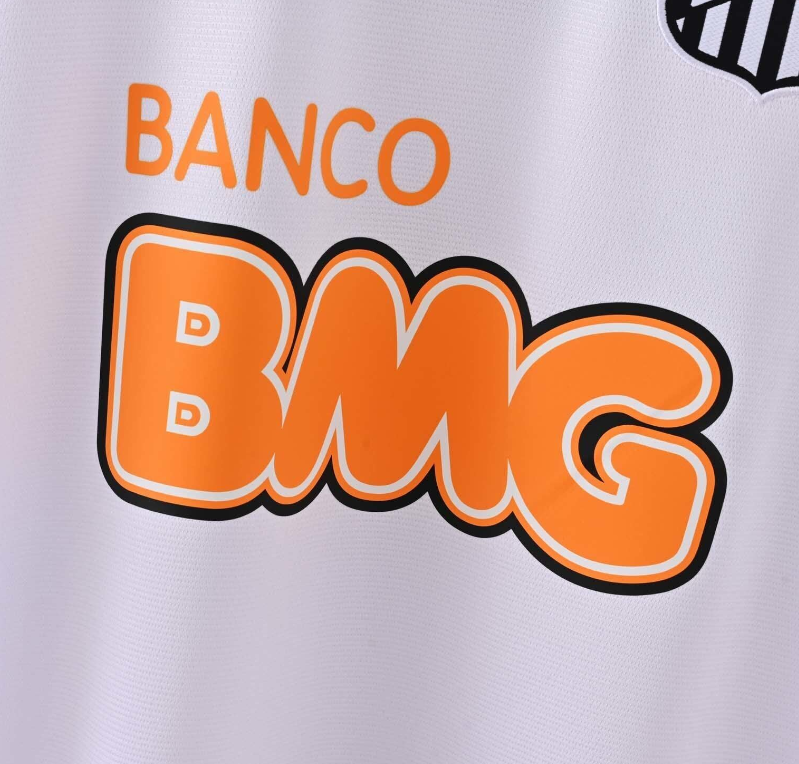 2012 Santos Home Long Sleeve Retro Soccer Jersey