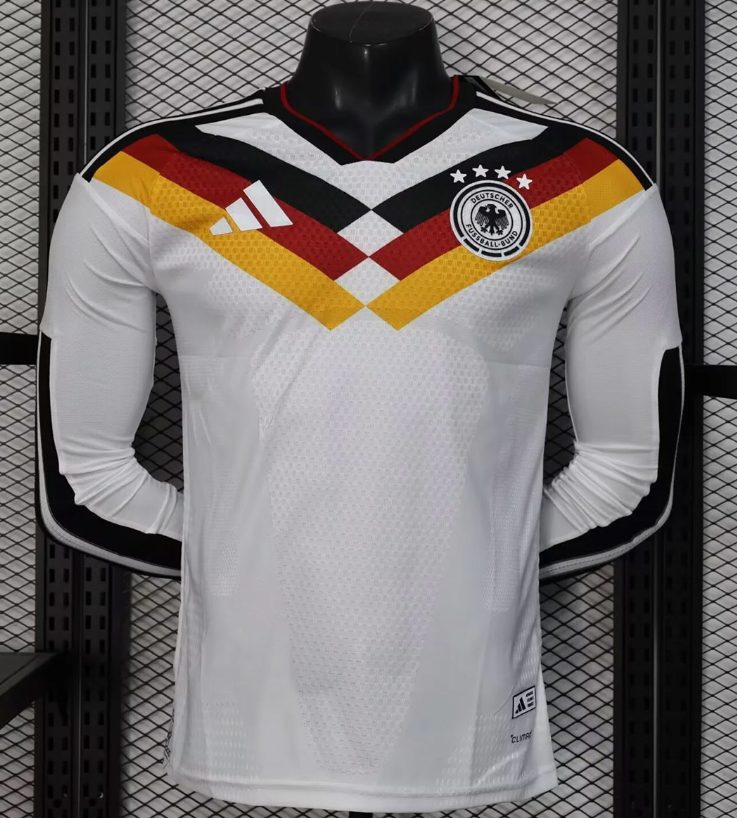 2026 Germany Home Long Sleeve Player Version Soccer Jersey