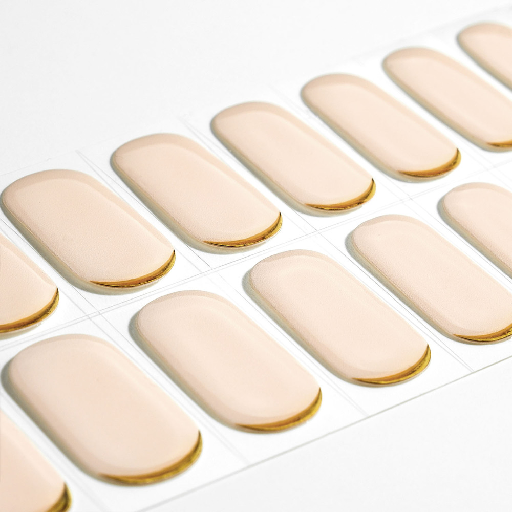 Luxury Gold Trim  Gel Nail Strips