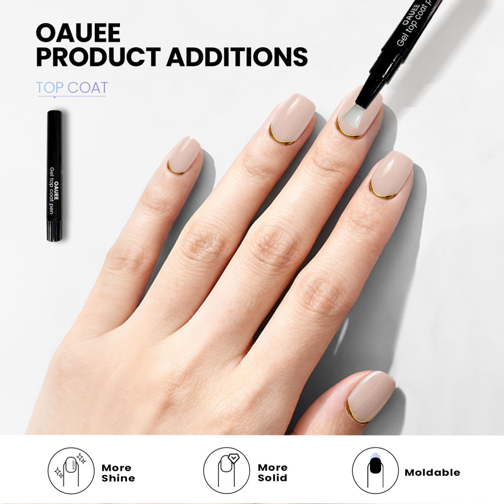 Luxury Gold Trim  Gel Nail Strips