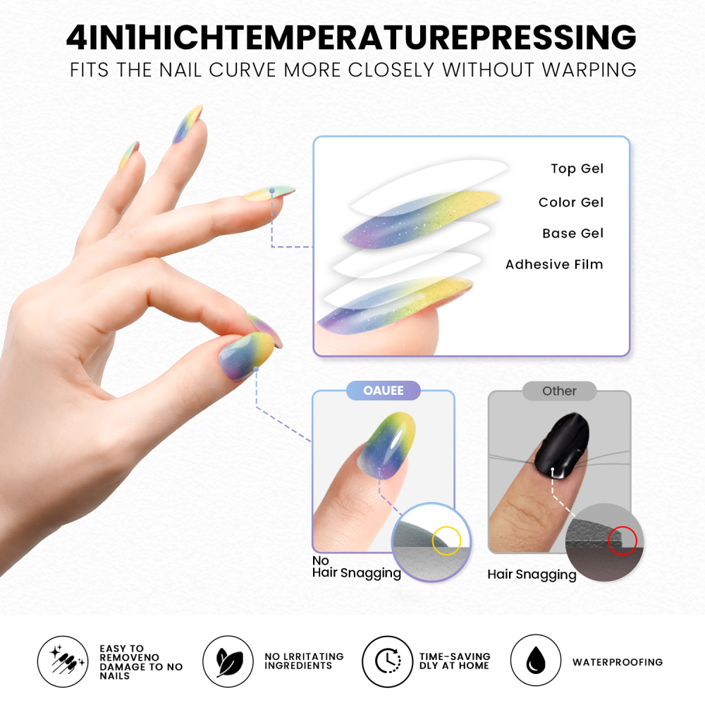 Pastel Gradient Nails