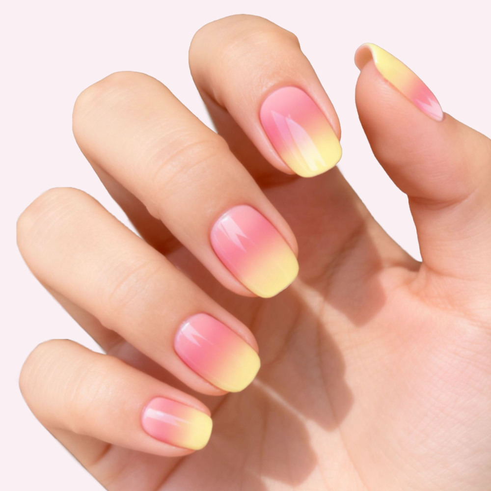 Rose Nude Gradient  Gel Nail Strips