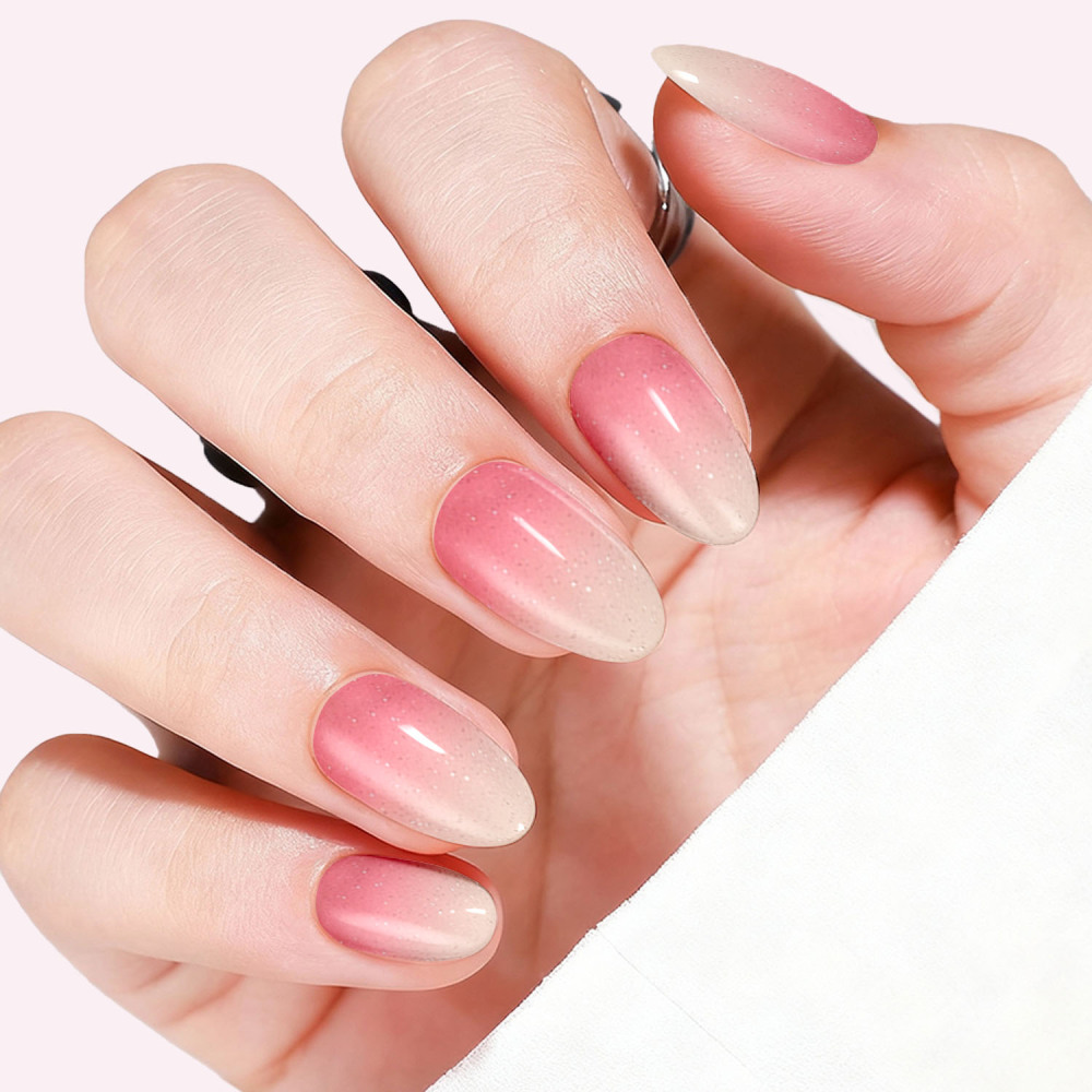 Peach Nude Gradient  Gel Nail Strips