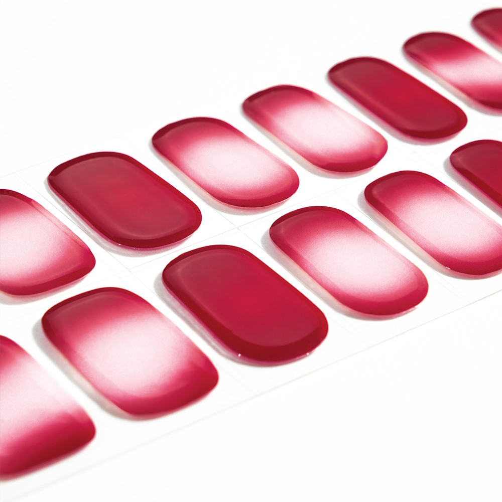 Burgundy Gradient  Gel Nail Strips