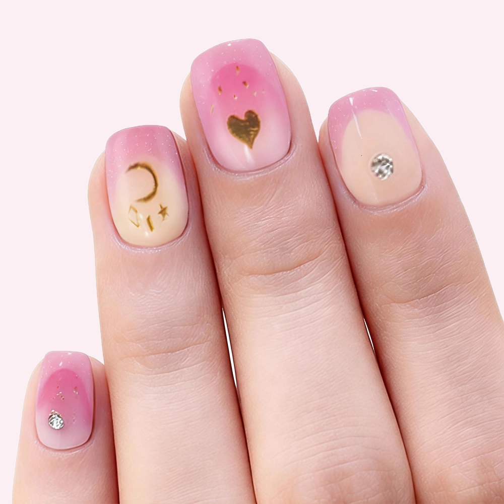 Heart & Moon Nails