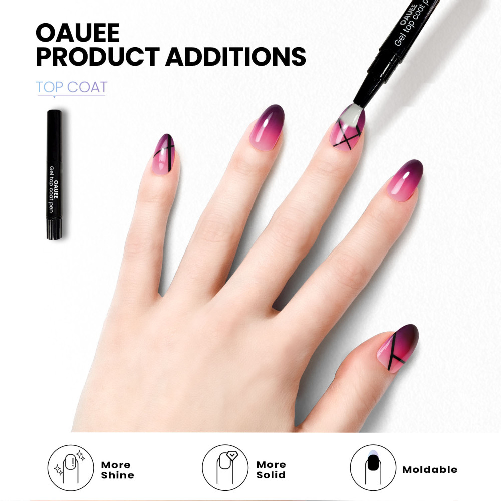 pink gradient Gel Nail Strips