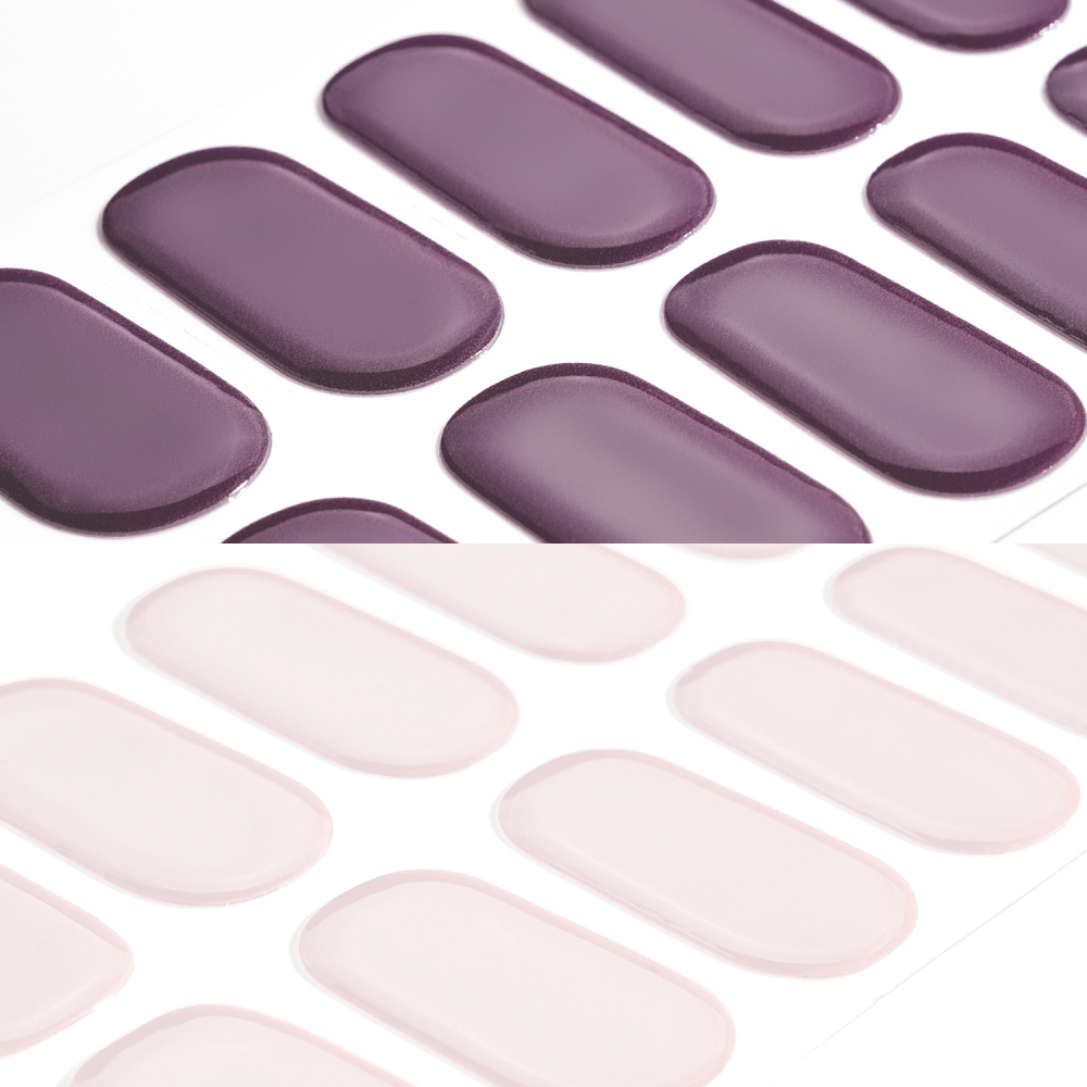 Single Colour Lilac Nail Tips