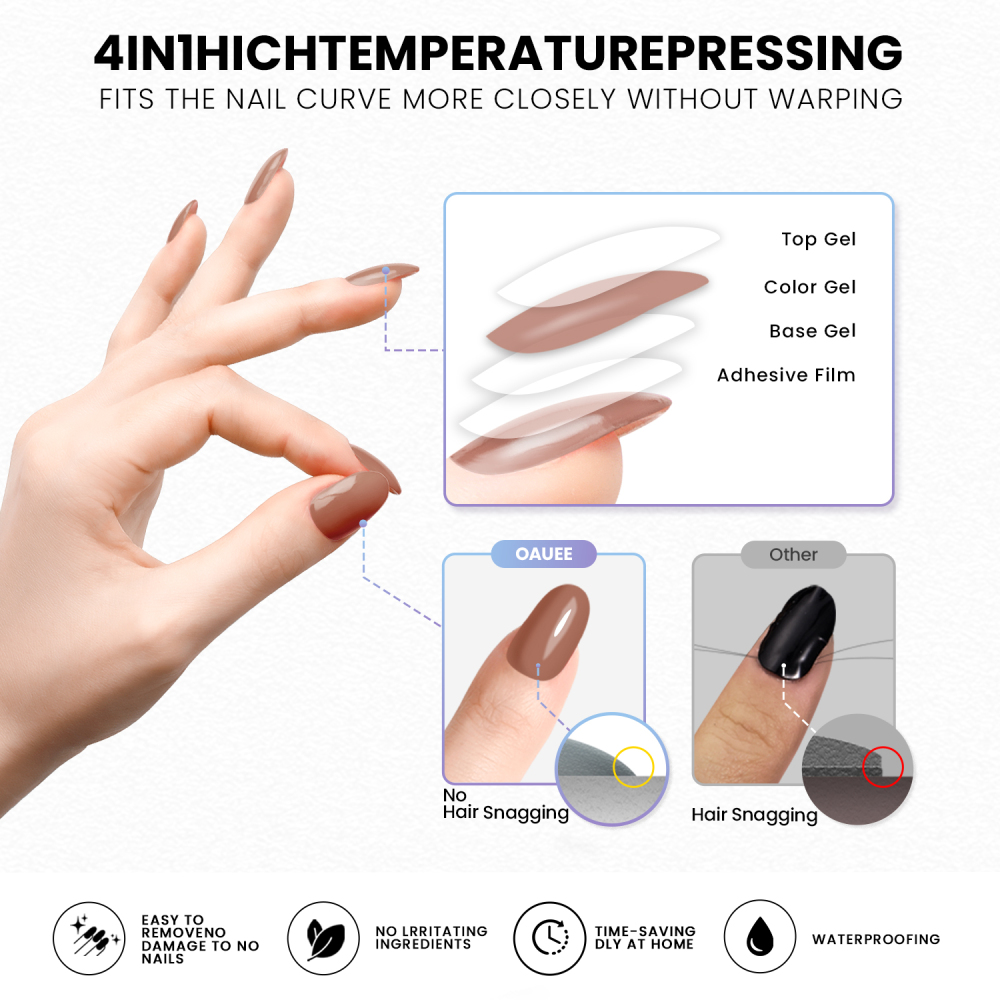 Clear Nude Nails