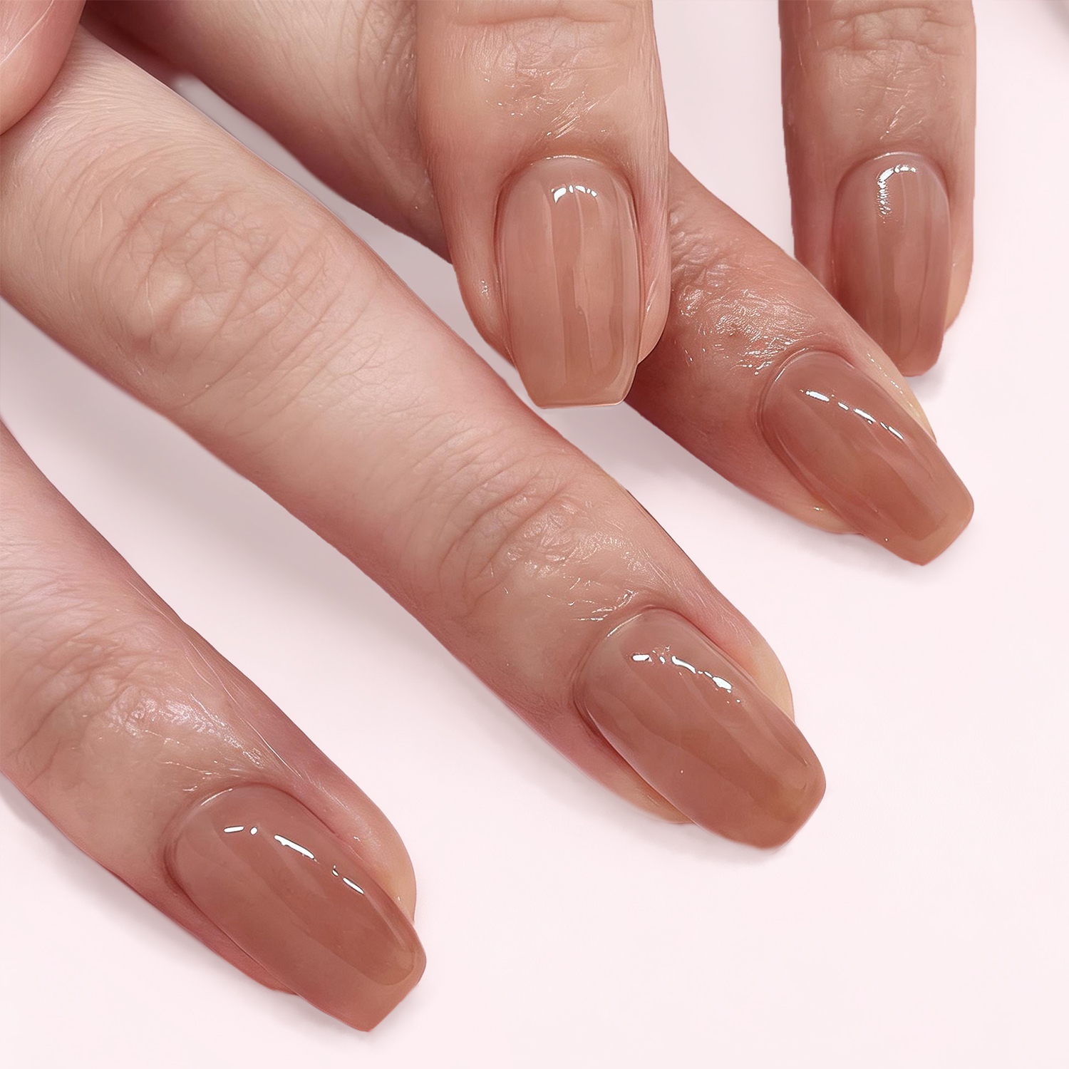 Clear Nude Nails