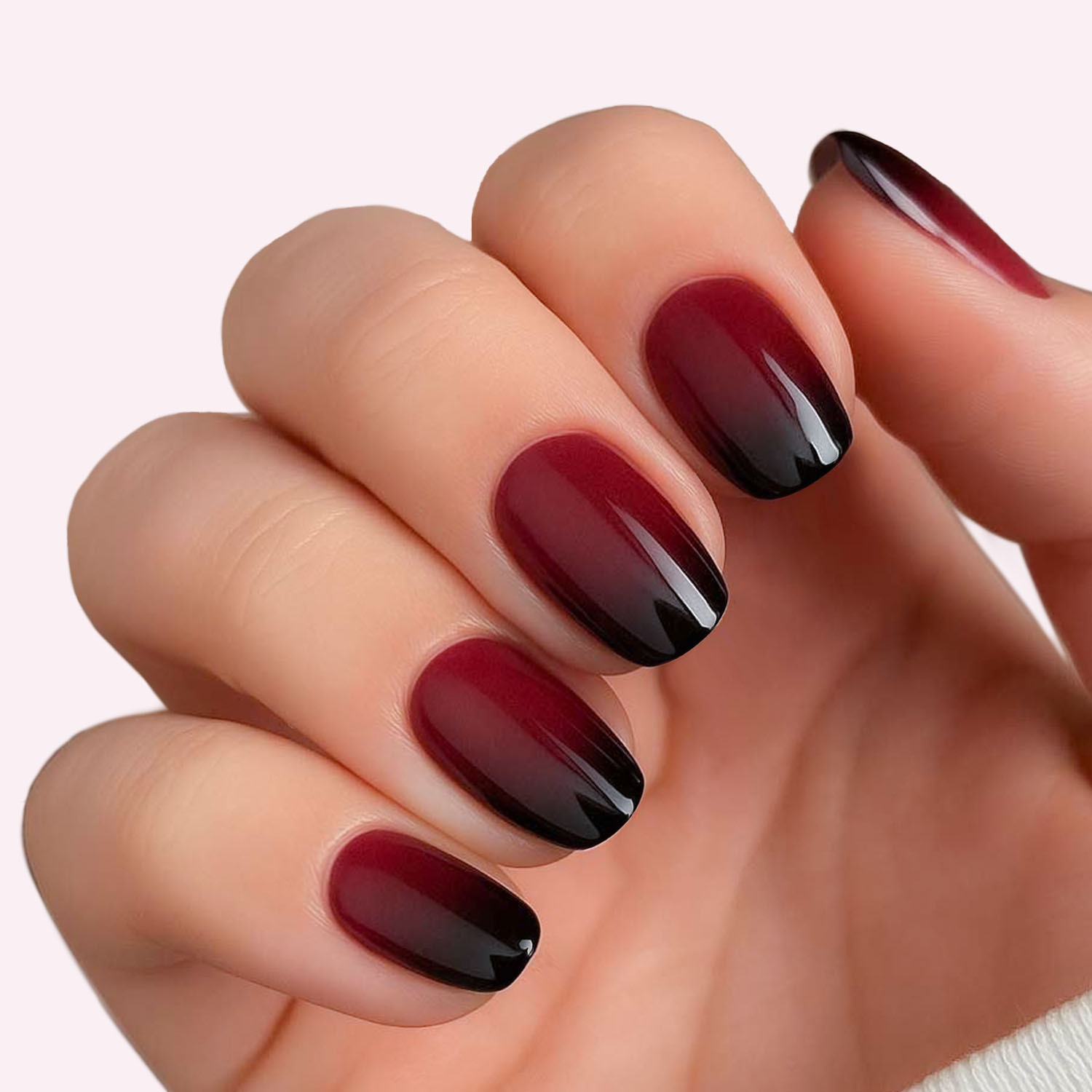 Red Ombre Tips