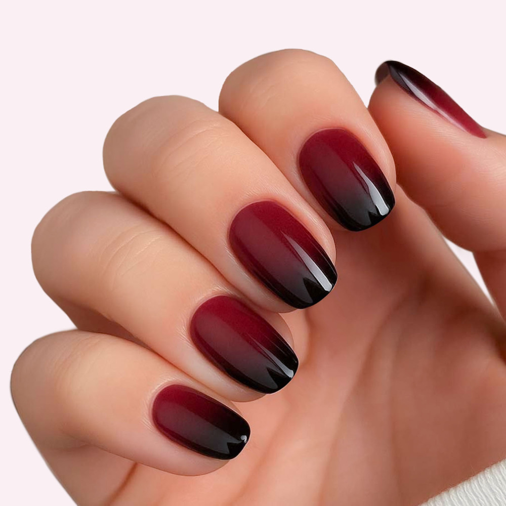 Red Ombre Tips