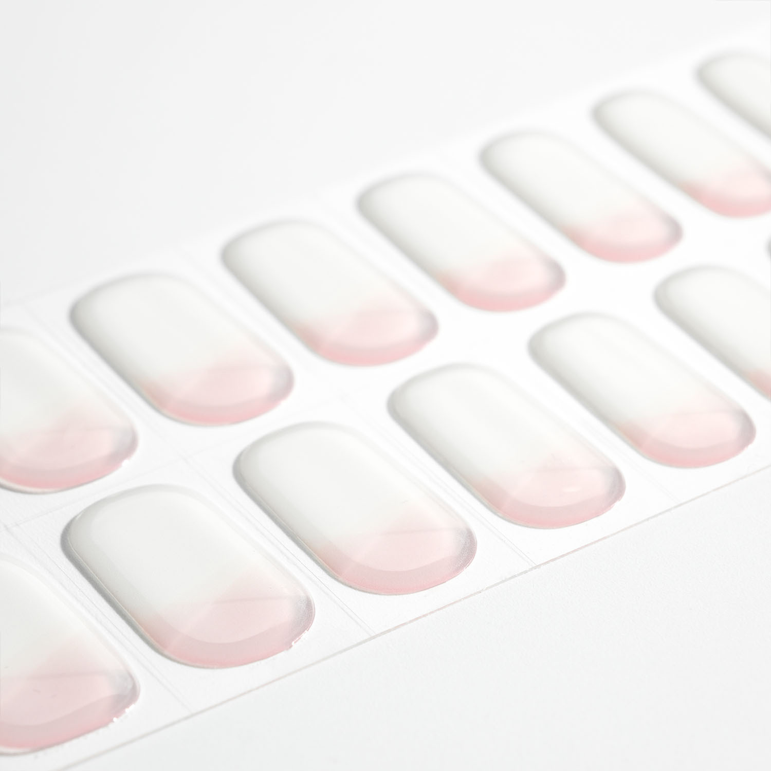 Blush Geo Tips Gel Nail Strips